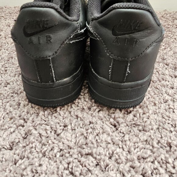 Nike Air Force 1 black size 7 youth - Picture 4 of 9